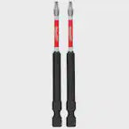 Milwaukee SHOCKWAVE Impact Duty 3-1/2 in. T10 Torx Alloy Steel Screw Driver Bit (2-Pack) 48-32-4676CA