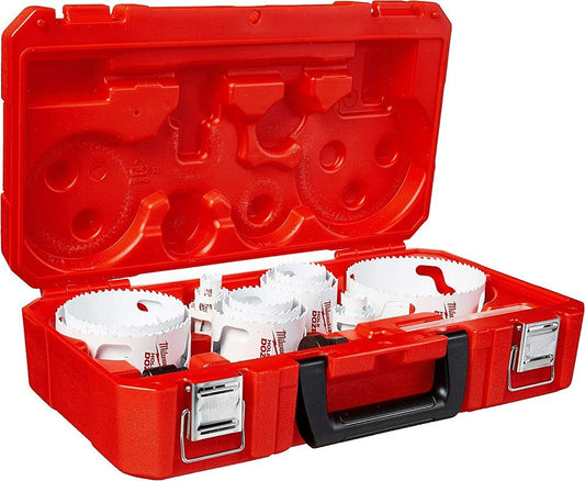Milwaukee 49-22-4702 Hole Dozer Bi-Metal Hole Saw PACKOUT Kit (12-Piece) with QUIK-LOK Arbor System