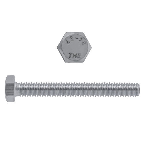 Hillman 5900-720 M16-2.00 x 80mm Metric Hx Hd Cap Scr 18.8 SS Coarse DIN933 FT 5 Pcs