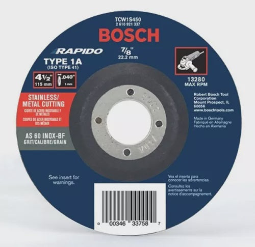 TCW1S600 CutMetal  T41Thin,6x1/16x7/8,AS