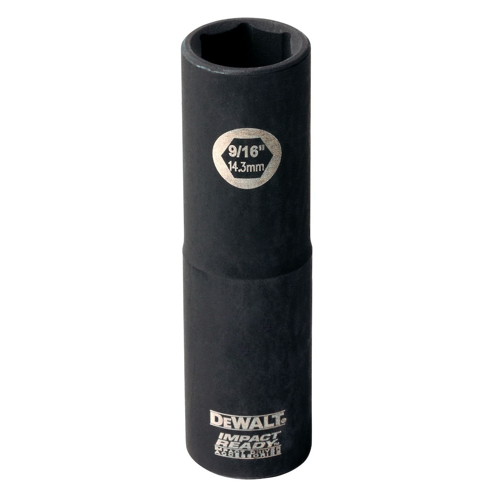 DEWALT 9/16-inch Deep Impact Ready Socket 1/2-inch Drive