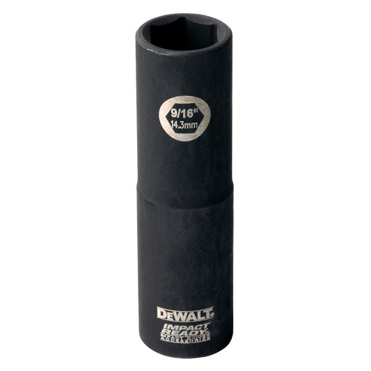 DEWALT 9/16-inch Deep Impact Ready Socket 1/2-inch Drive