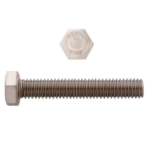 Hillman 5011-500 3/8"-16 x 3" Hex Head Cap Screws 18.8 Stainless Steel UNC FT 25 Pcs