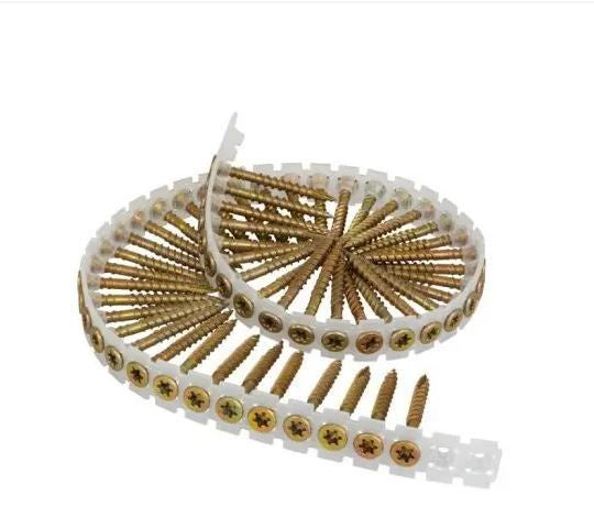 Senco Duraspin #8 x 1-3/4" Flooring to Wood Collated Screw - 1,000-pk