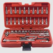 V512 SOCKET SET 46 PCS (1/4" SQ.DRIVE)(SÃ¢â‚¬Â46) (34 SOCKETS+12 ACCESSORIE