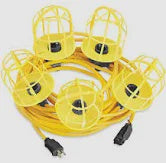 140424 String Led Light 5 Heads 50ft. (15.0mt.) 18/2 AWG AC Cord 2-Pin Plug