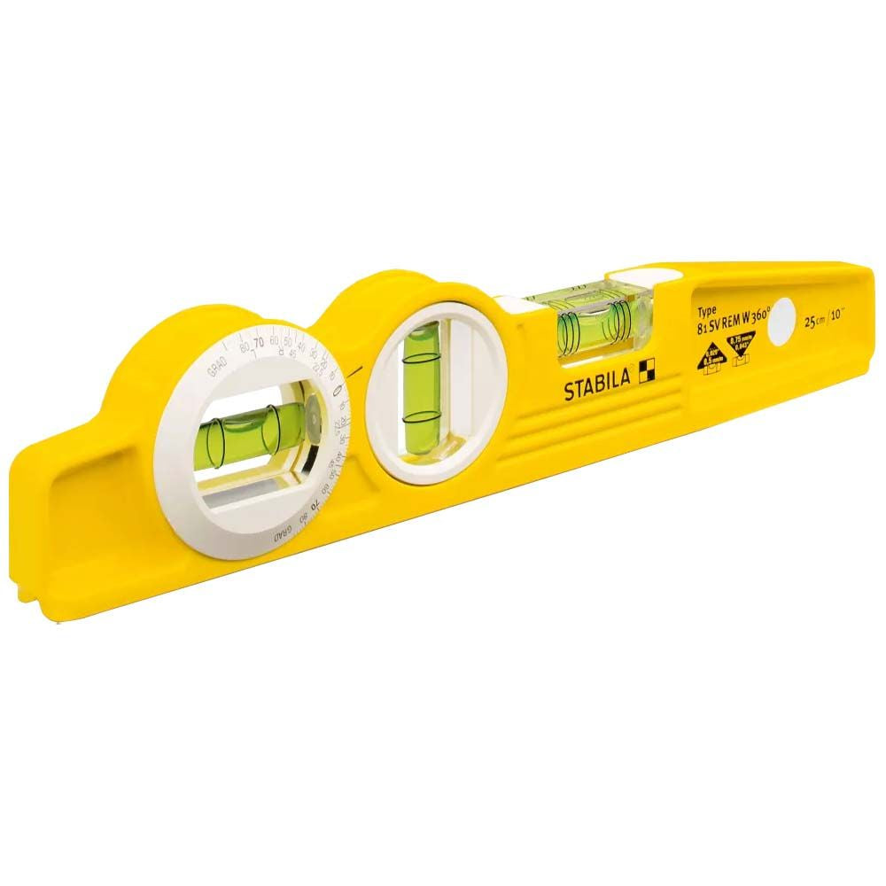 Stabila 10" Type 81SM W/360V Magnetic V-Groove Torpedo Level